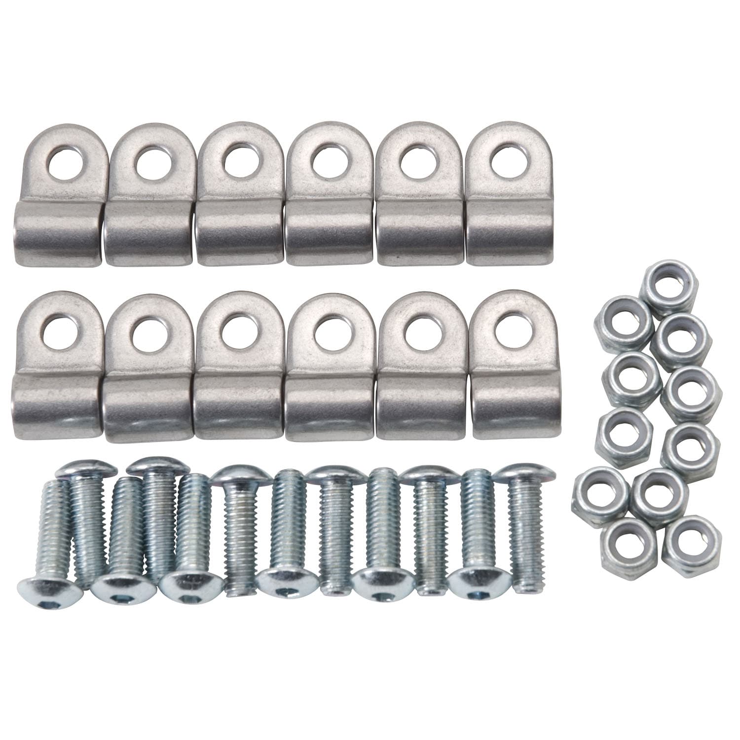 3/16in SS Brake Line Clamps - 12pk product image