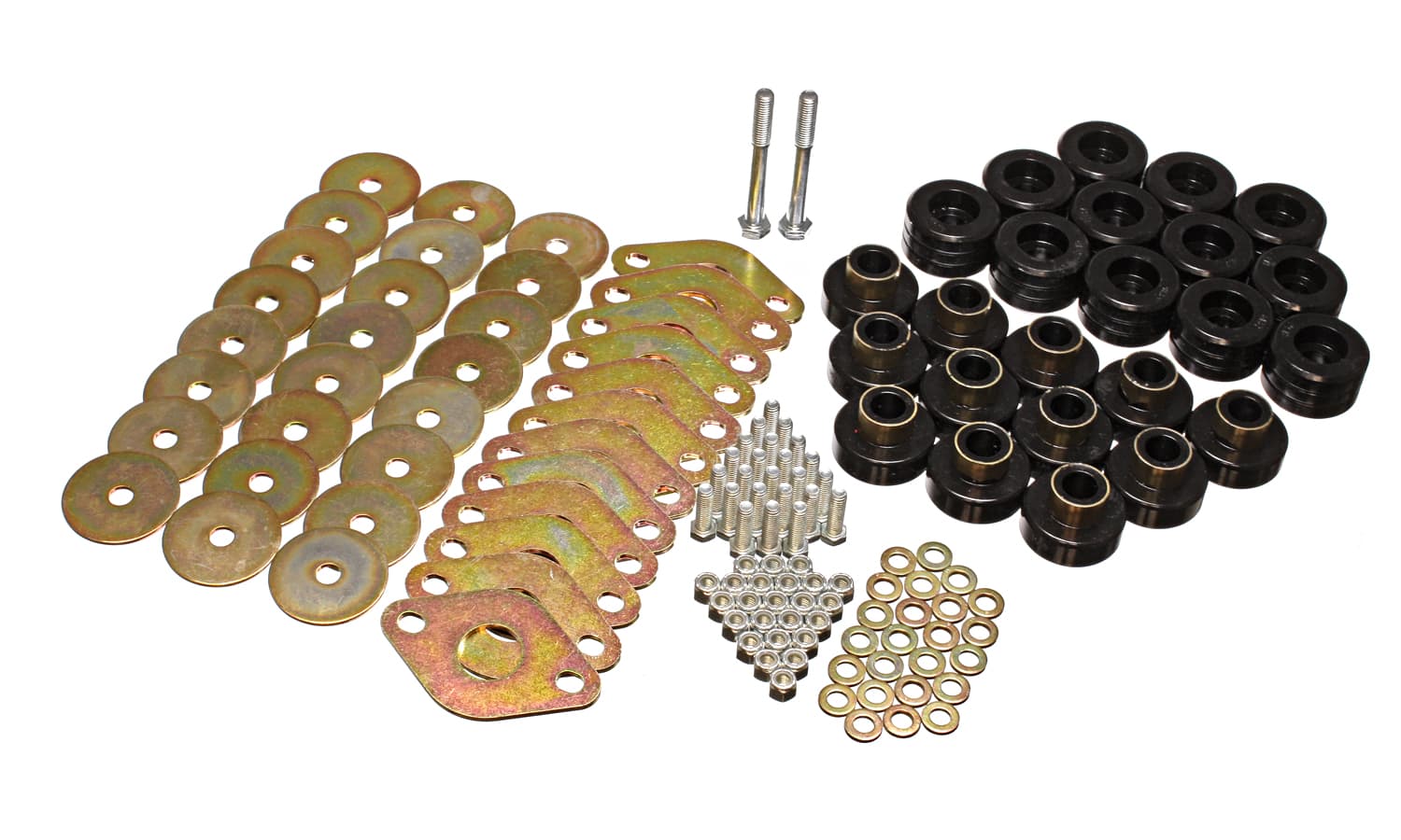 Energy Suspension BODY MOUNT SET W/HARDWAREBLKPERFORMANCE POLYURETHANE