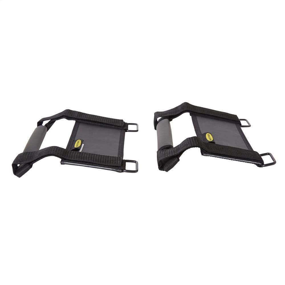Smittybilt Deluxe Grab Handle Pair - Black (07-18 JK/JKU)