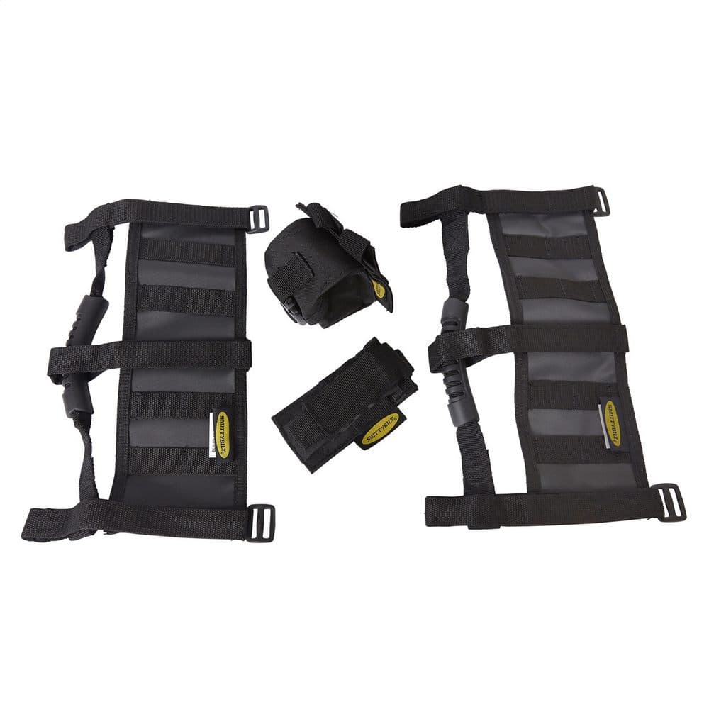 Smittybilt GEAR Premium Grab Handle Pair - Black (07-18 JK/JKU)