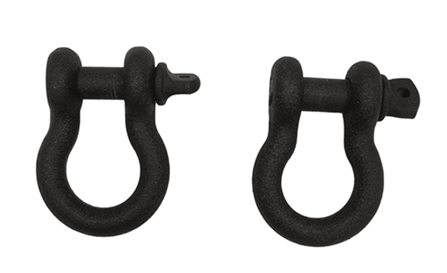 Fishbone Offroad Black Powder Coated, Sold as a pair, 7/8 in. threaded shackle pin