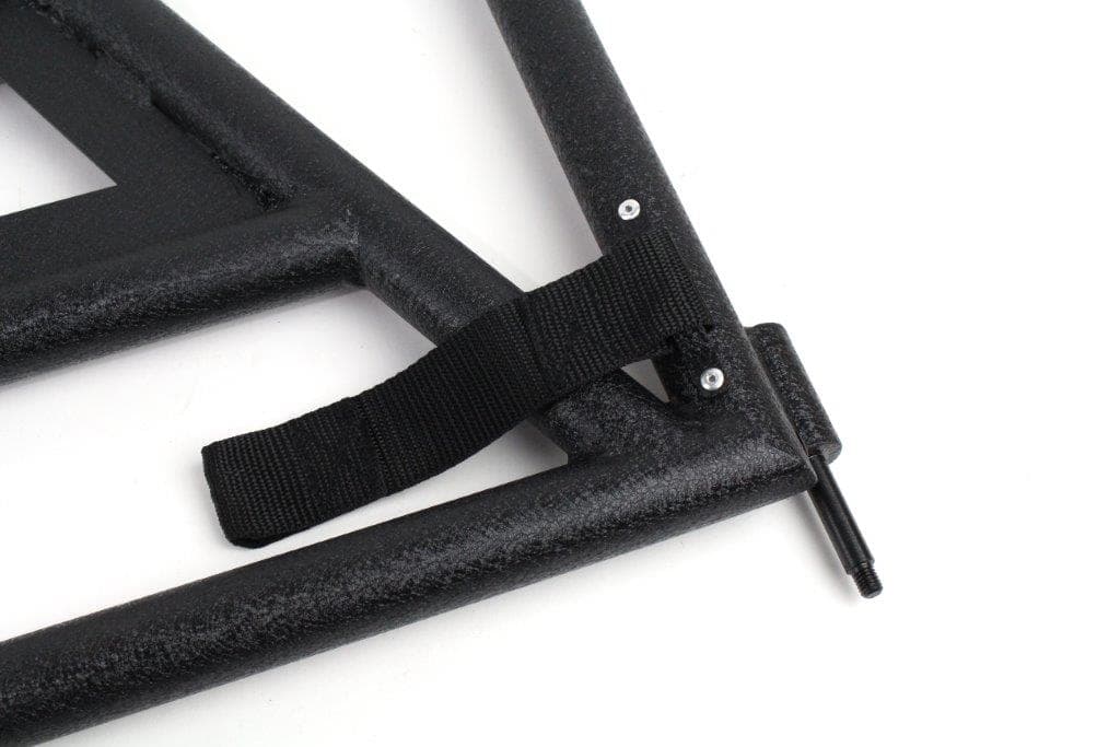 Fishbone Offroad Black textured powder coat, Steel, Sold as a pair (Front tube doors only)