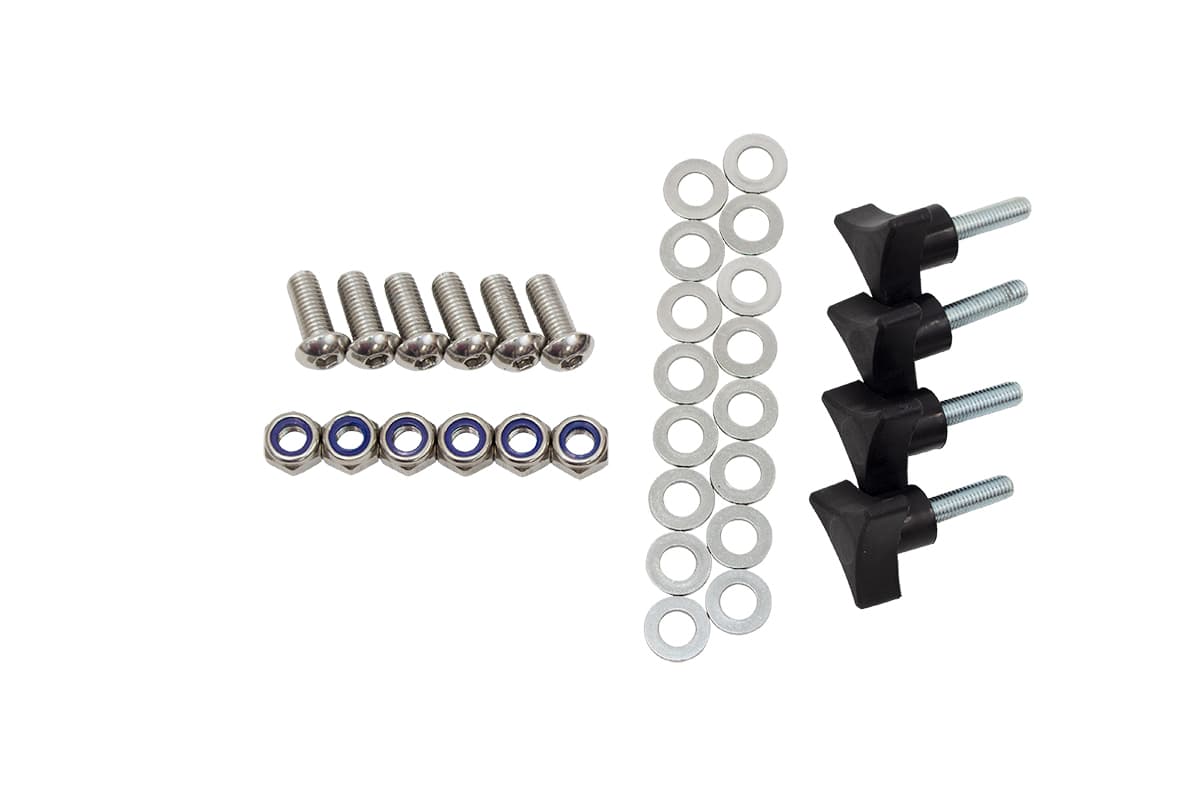 4-Door, Steel, Black powder coated, Includes mounting hardware, Usable Rack Space is 34-1/4 in. x 19-3/16 in. product image