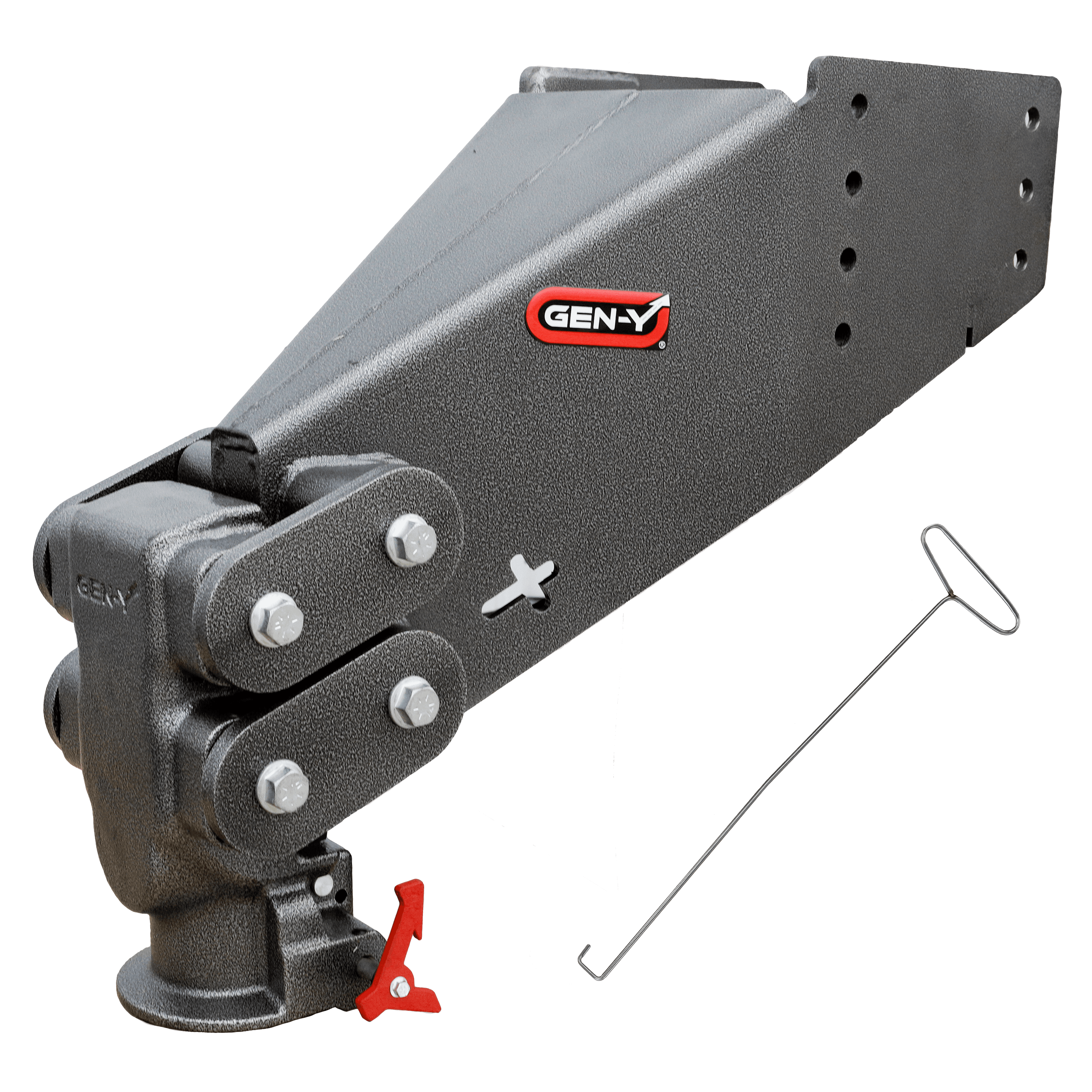 EXECUTIVE TORSION-FLEX Auto Latch Rhino Fifth Wheel Pin Box Replacement with Gooseneck 2 516in Coupler 2K - 45K pin weight range 24K Towing product image