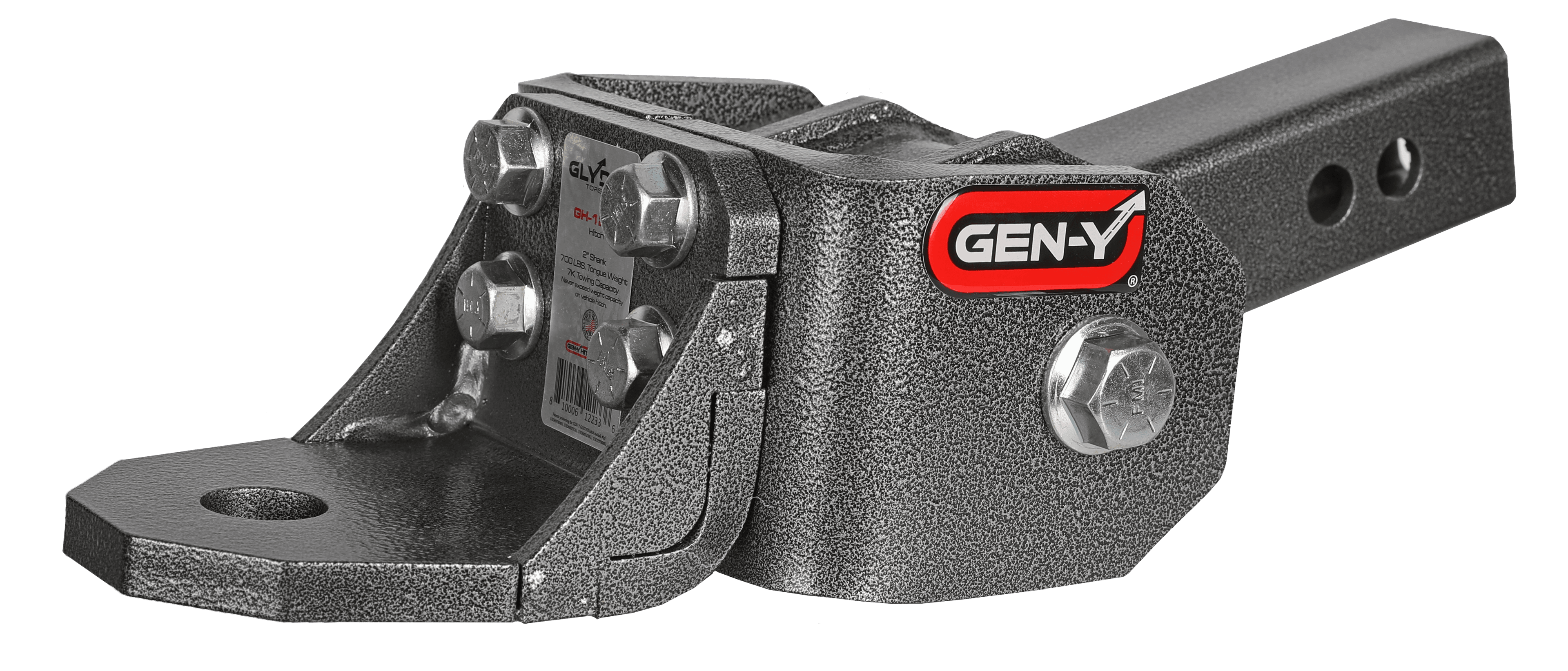 GEN-Y Hitch Glyder Torsion-Flex Ball Mount 2in Shank product image