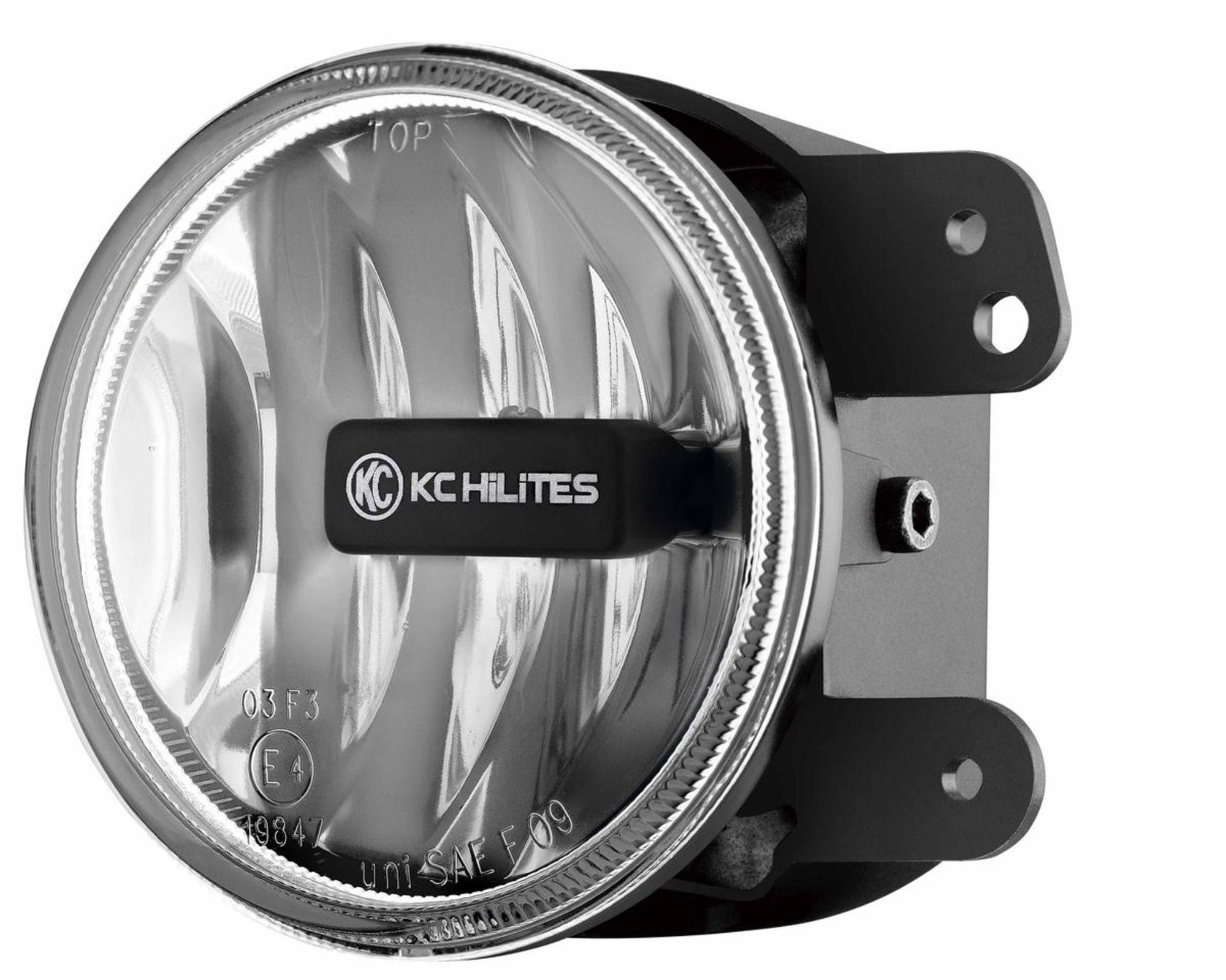 KC HiLiTES 1497 G4 Gravity LED 4 SAE ECE Fog 1-Light - 2010-2018 Jeep Wrangler JK 2/4-Door product image