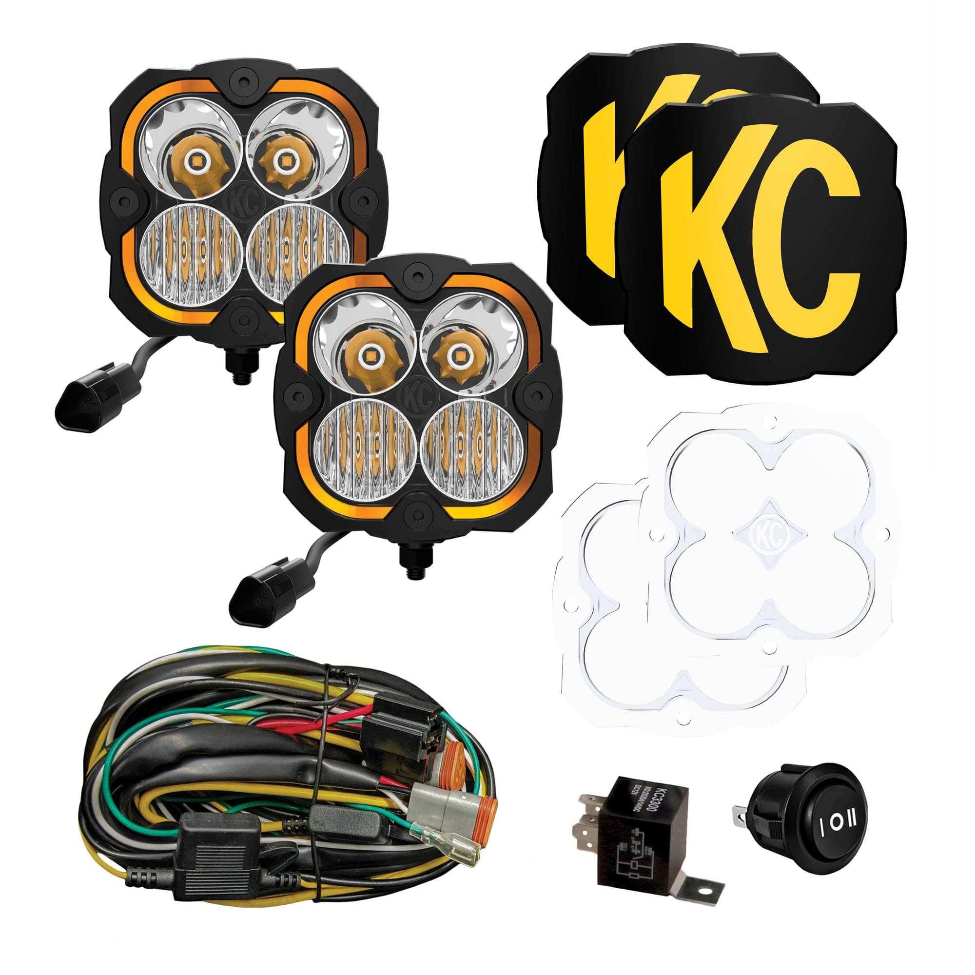 KC HiLiTES 289 KC FLEX ERA 4 LED 5in 2-Light System Master Kit product image