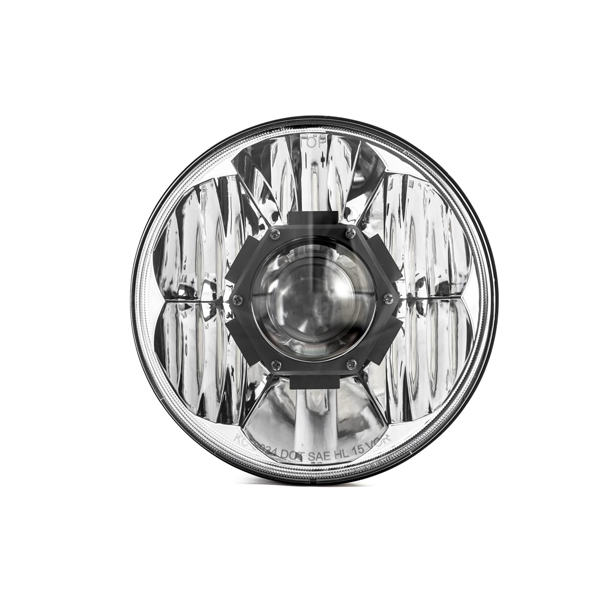 KC HiLiTES 42341 KC Headlights Gravity LED 7in 2-Light - 2007-2018 Jeep Wrangler JK 2/4-Door product image