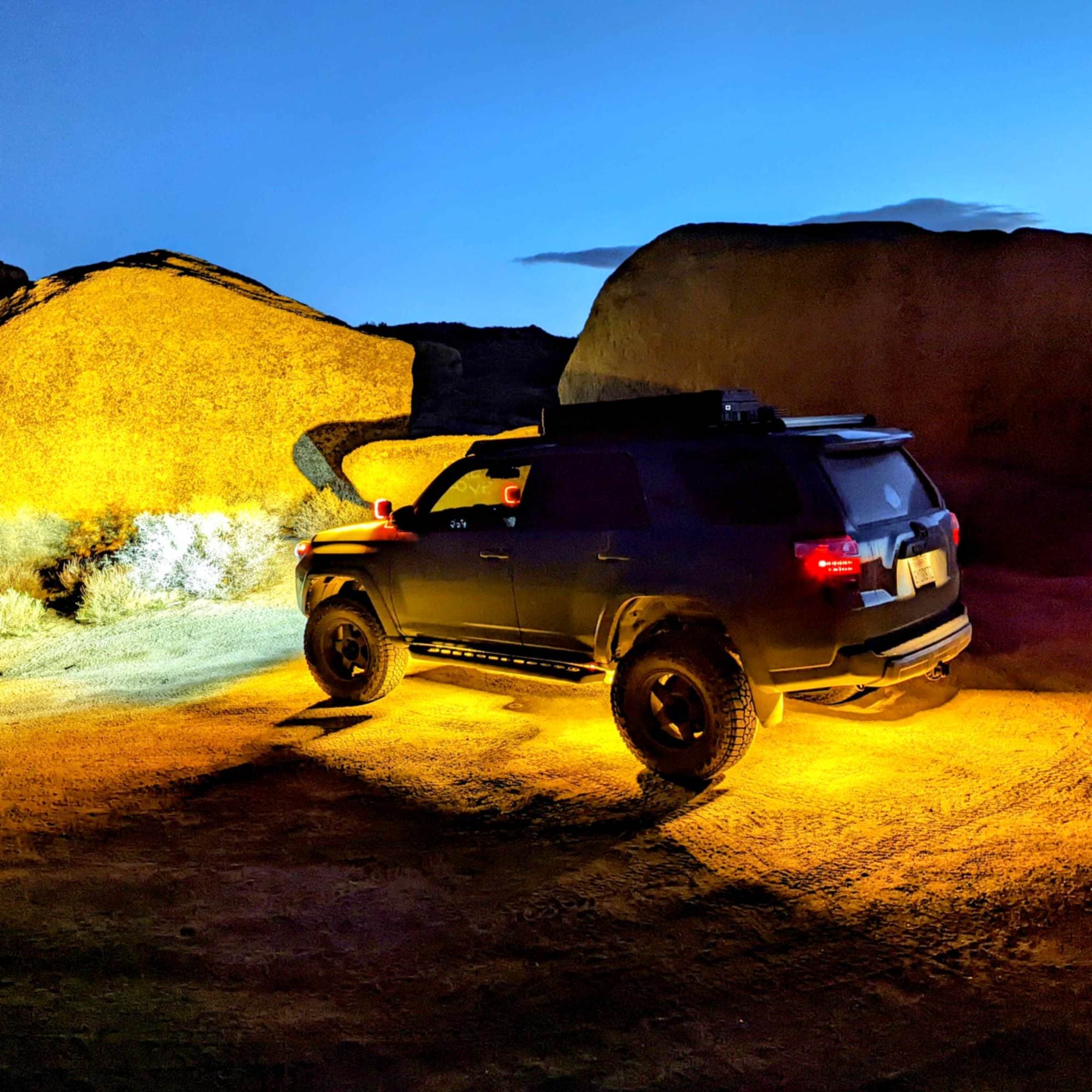 KC HiLiTES 6336 KC Two-Light Add-On Cyclone V2 Kit - Amber - 5.0 Meters Long product image