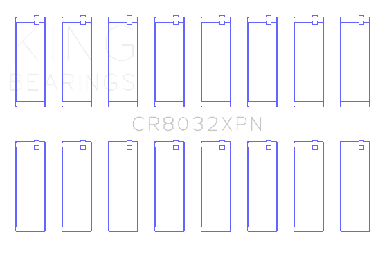 CONNECTING ROD BEARING SET FOR CHRYSLER 345 370 16V product image