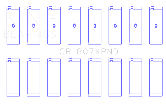 Rod Bearing Set - SBC w/2.100 Pin Dia. product image
