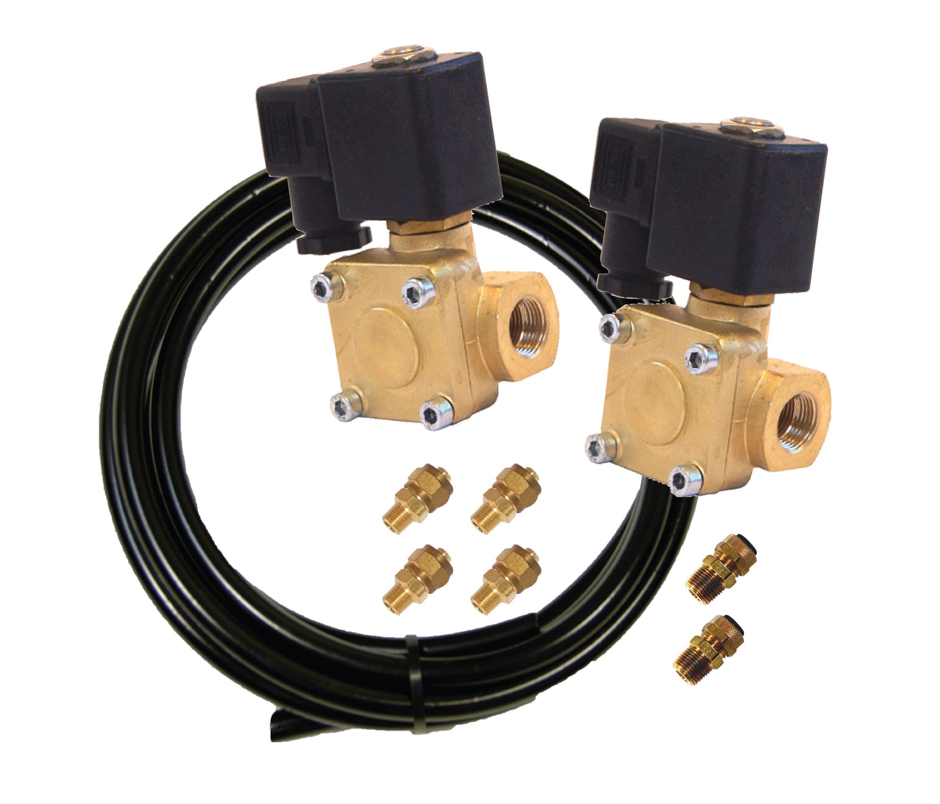 Kleinn Automotive Accessories Ultra BlastMasterâ„¢ Valve Upgrade Kit; For Use With Horns PN[HK9 / HK9 Slimline And 730]; Includes 2 Solenoid Valves PN[VX6003]/ 1/2 in. High Pressure Air Line;