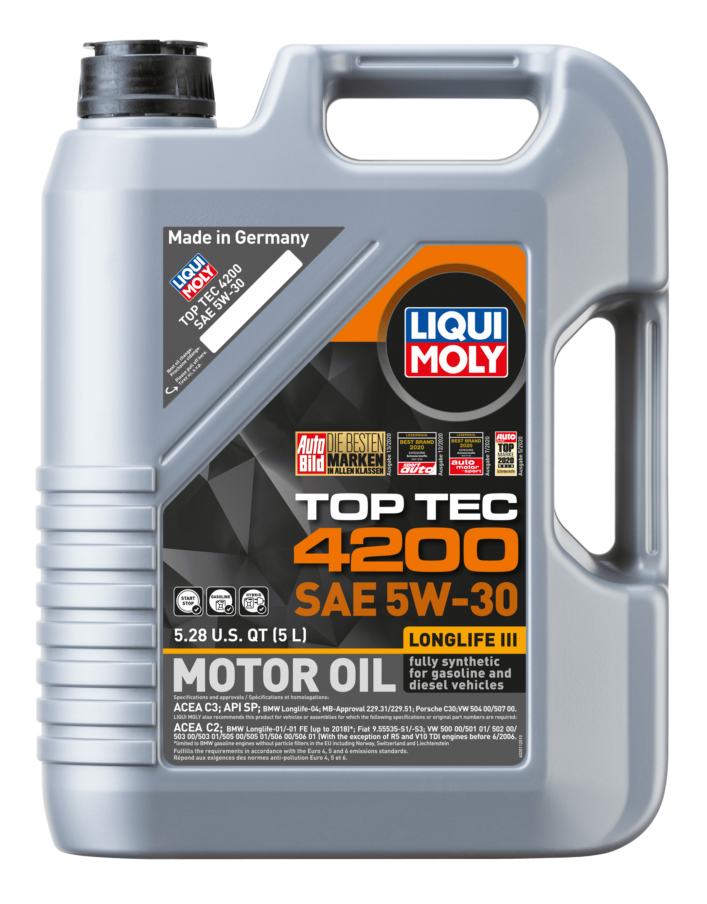 LIQUI MOLY 2011 Top Tec 4200 SAE 5W-30 New Generation