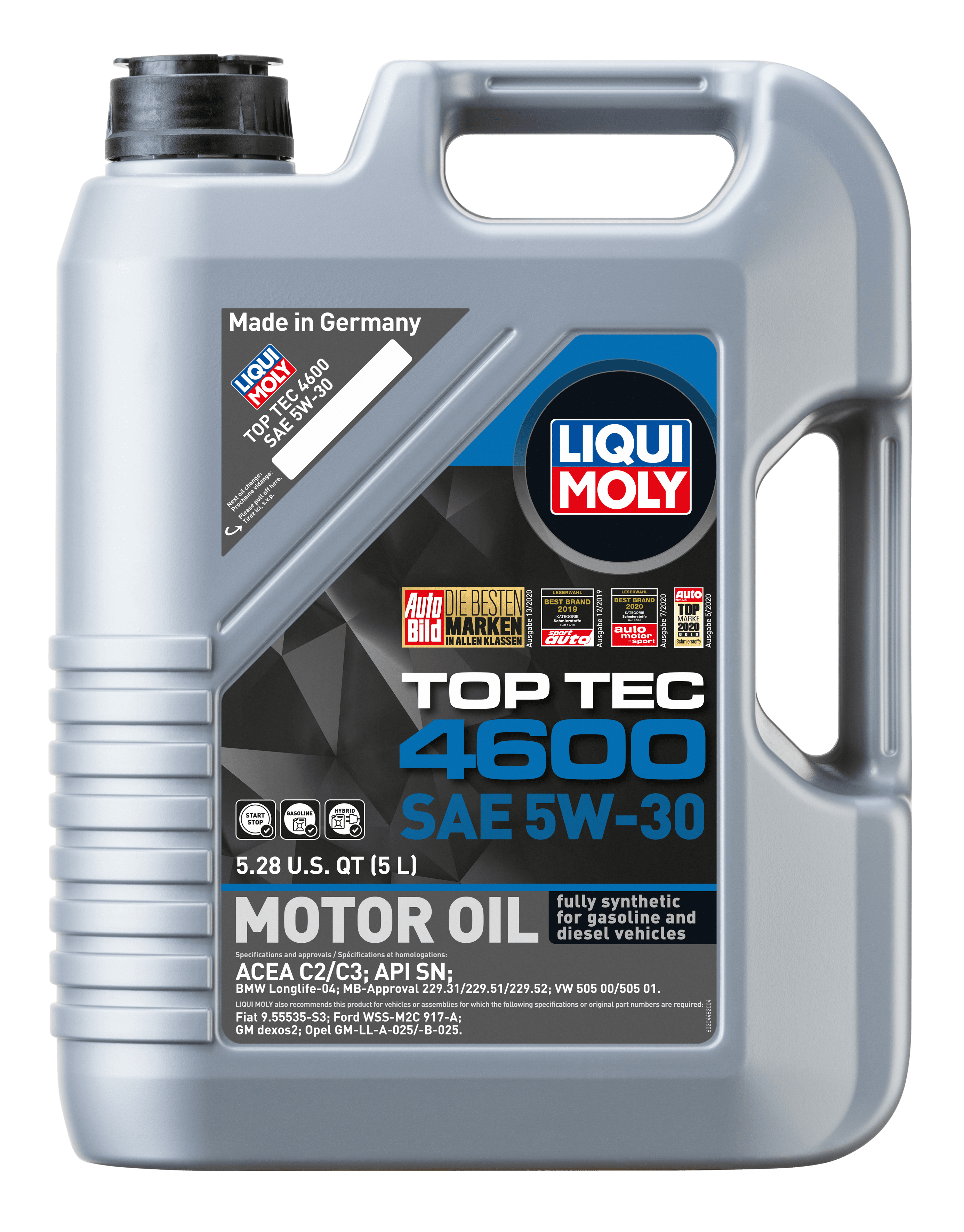 LIQUI MOLY 20448 Top Tec 4600 SAE 5W-30