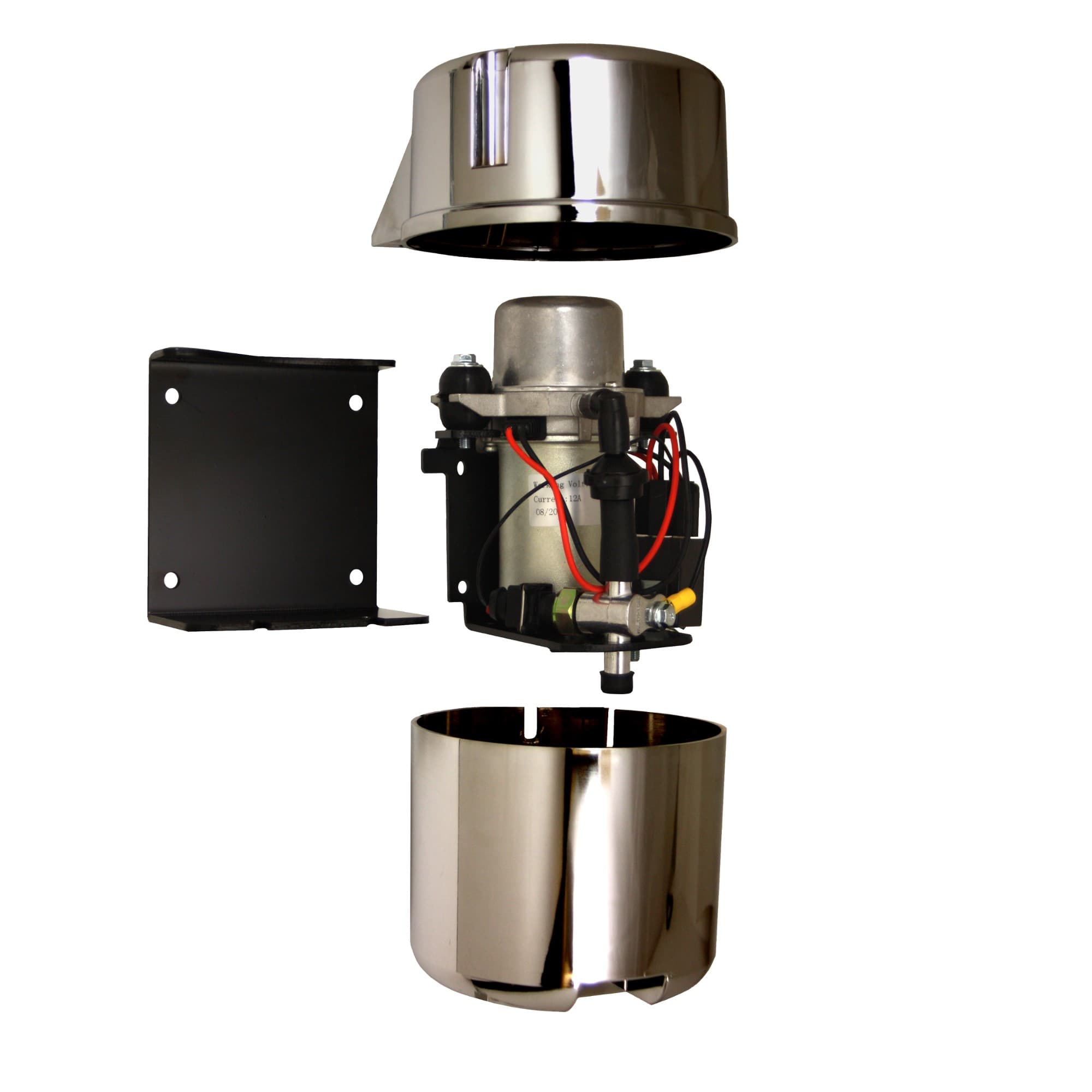 LEED Brakes Rotary electric vacuum pump kit with chrome canister product image