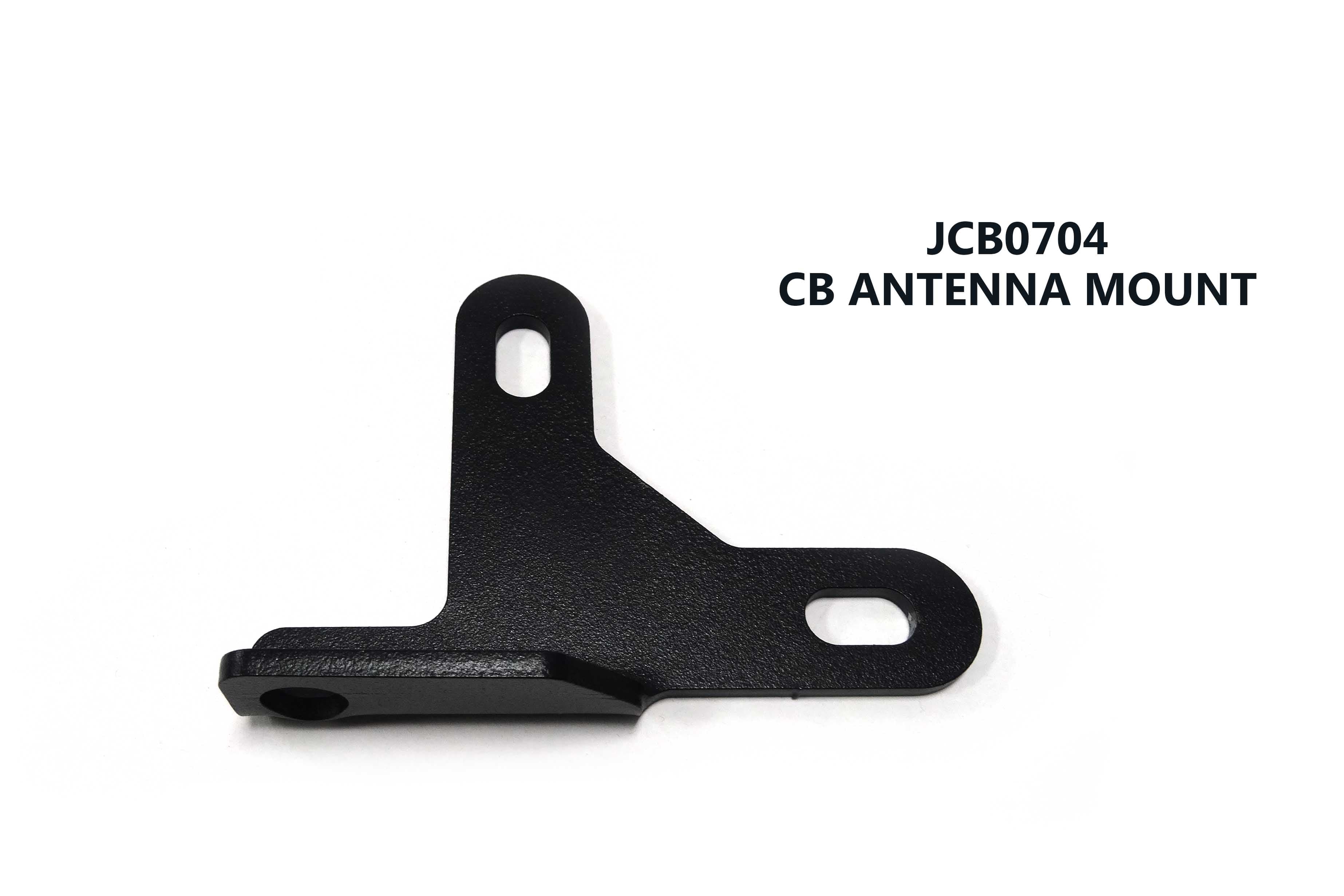 LOD Destroyer CB Antenna Mount Rear Door Plate - Black Powder Coated - JK product image