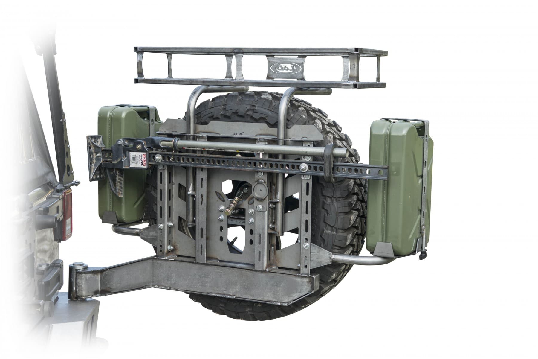 LOD Destroyer 5 Gallon Jerry Can Mount / Drivers Side - Powder Coated - JL/JK product image