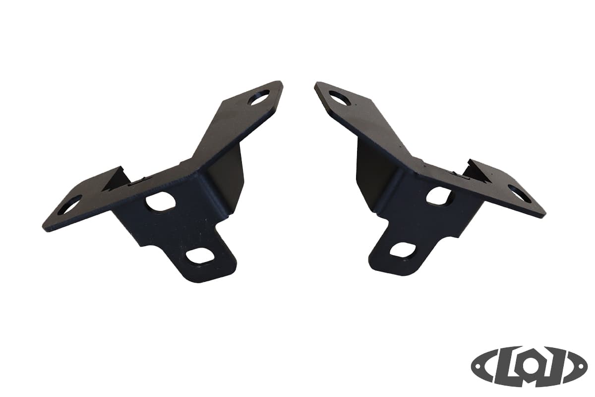 JT Rear Bumper Frame Tie-in's (pair) (Black Powder Coated) product image