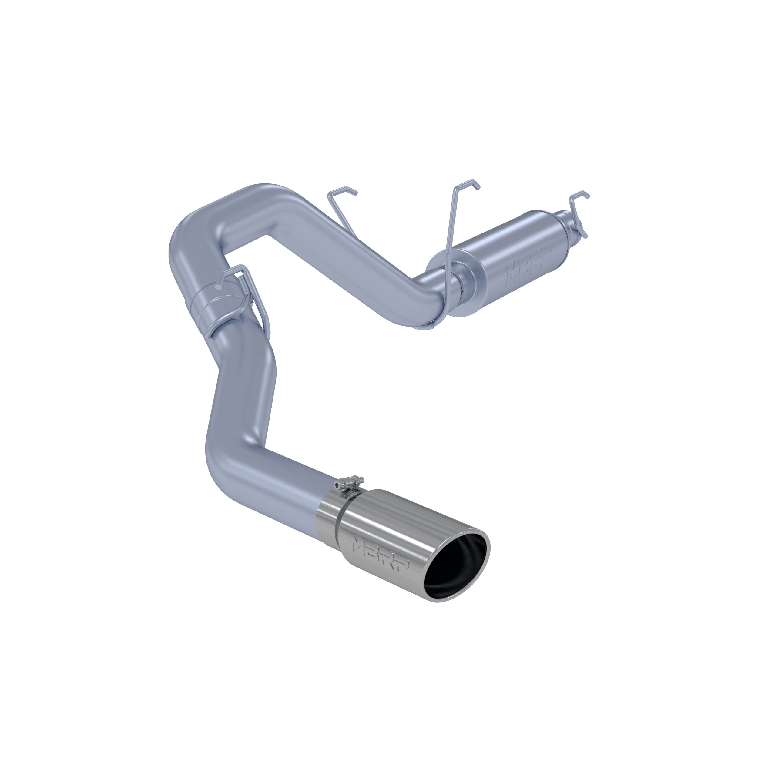 14-Up Ram 2500/3500 Armor Lite, Aluminized Steel 4 Inch Cat Back Single Side Exit Exhaust System MBRP product image