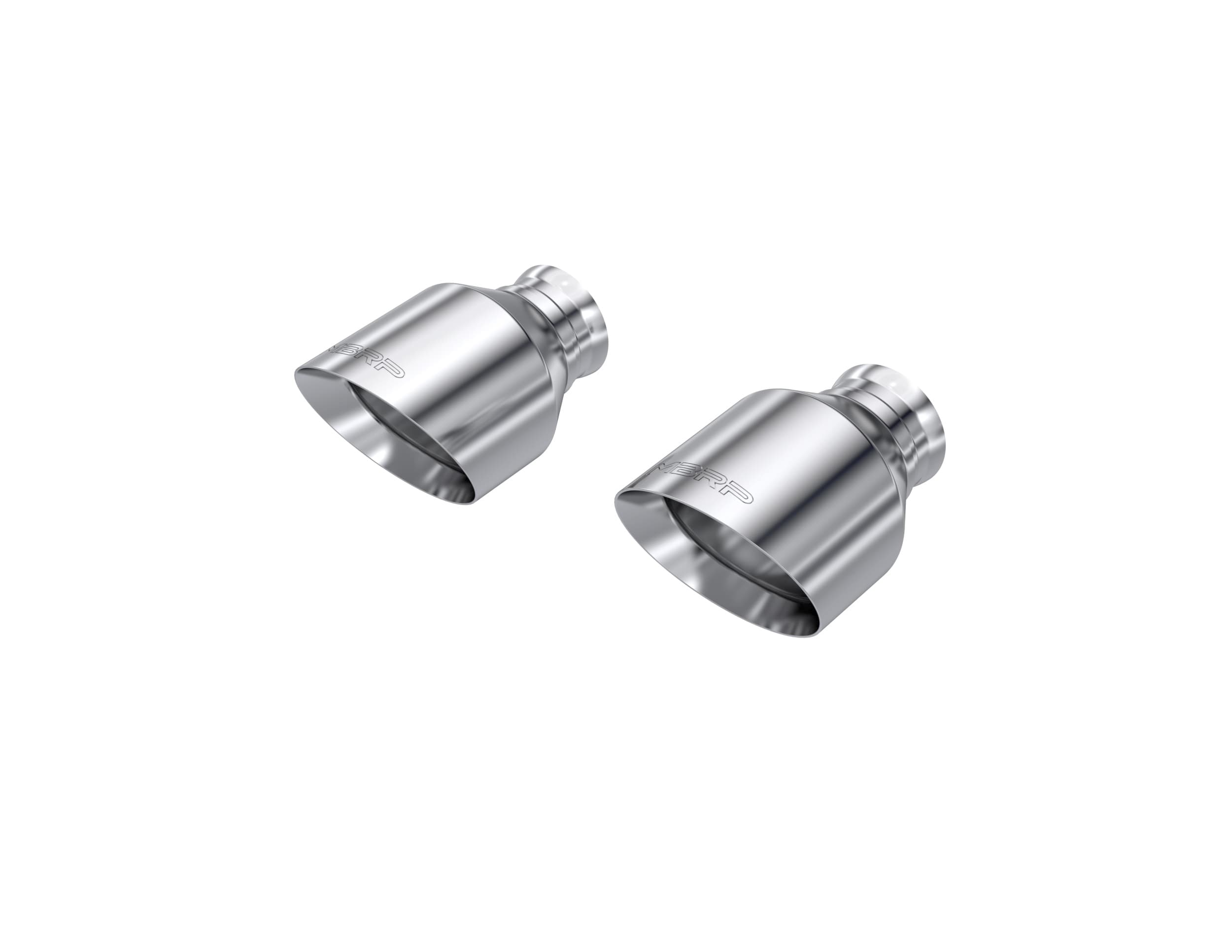 MBRP Exhaust 2015-Up Dodge Durango/Charger T304 Stainless Steel Tips, 5 Inch OD Out, Angle Cut, Sold In Pairs MBRP