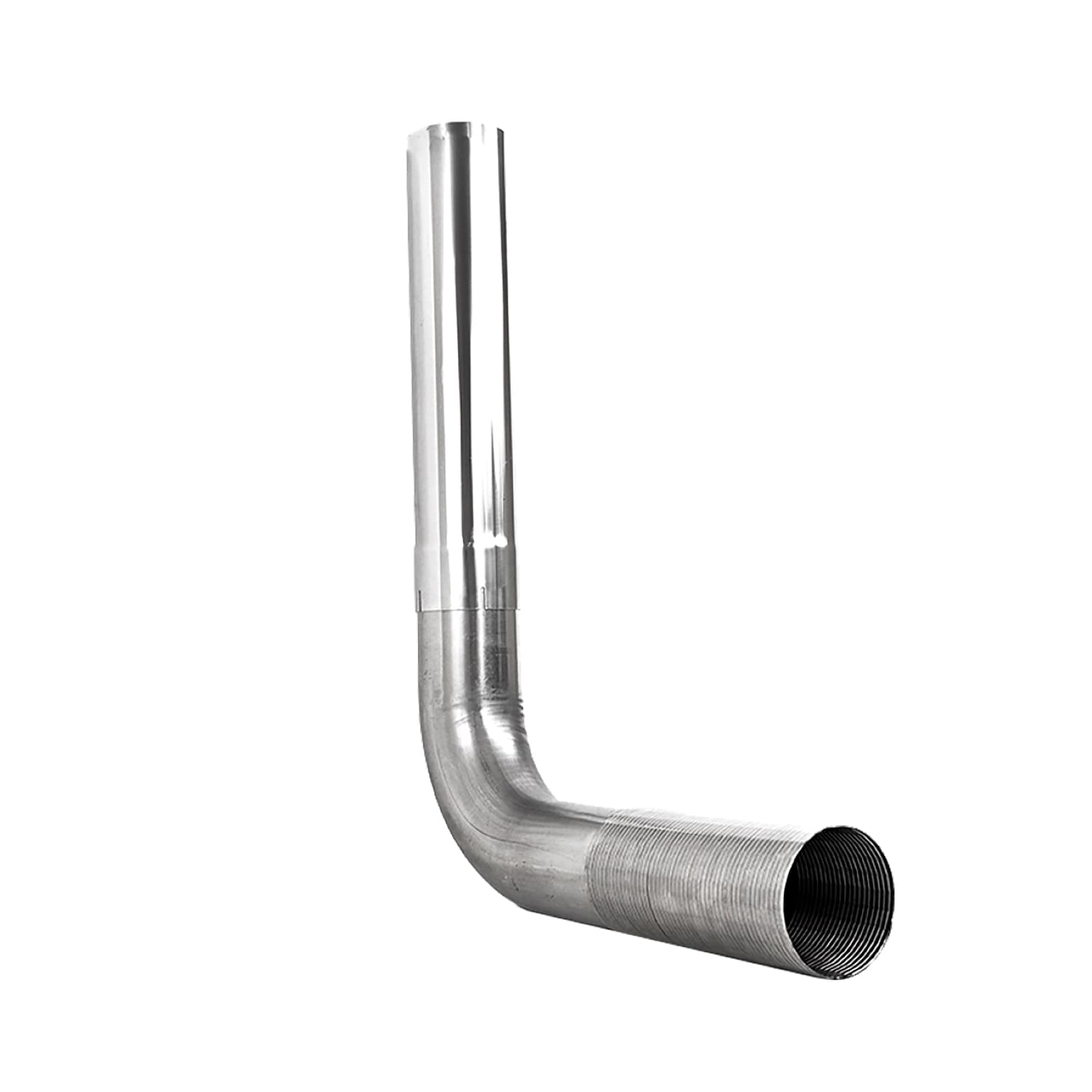 Smokersâ„¢ Stack Kit; 5 in.; Incl. Flex Pipe/Elbow/18 in. Extension Pipe/Hardware; Aluminized; Fits Full Size Pick-up Beds; product image