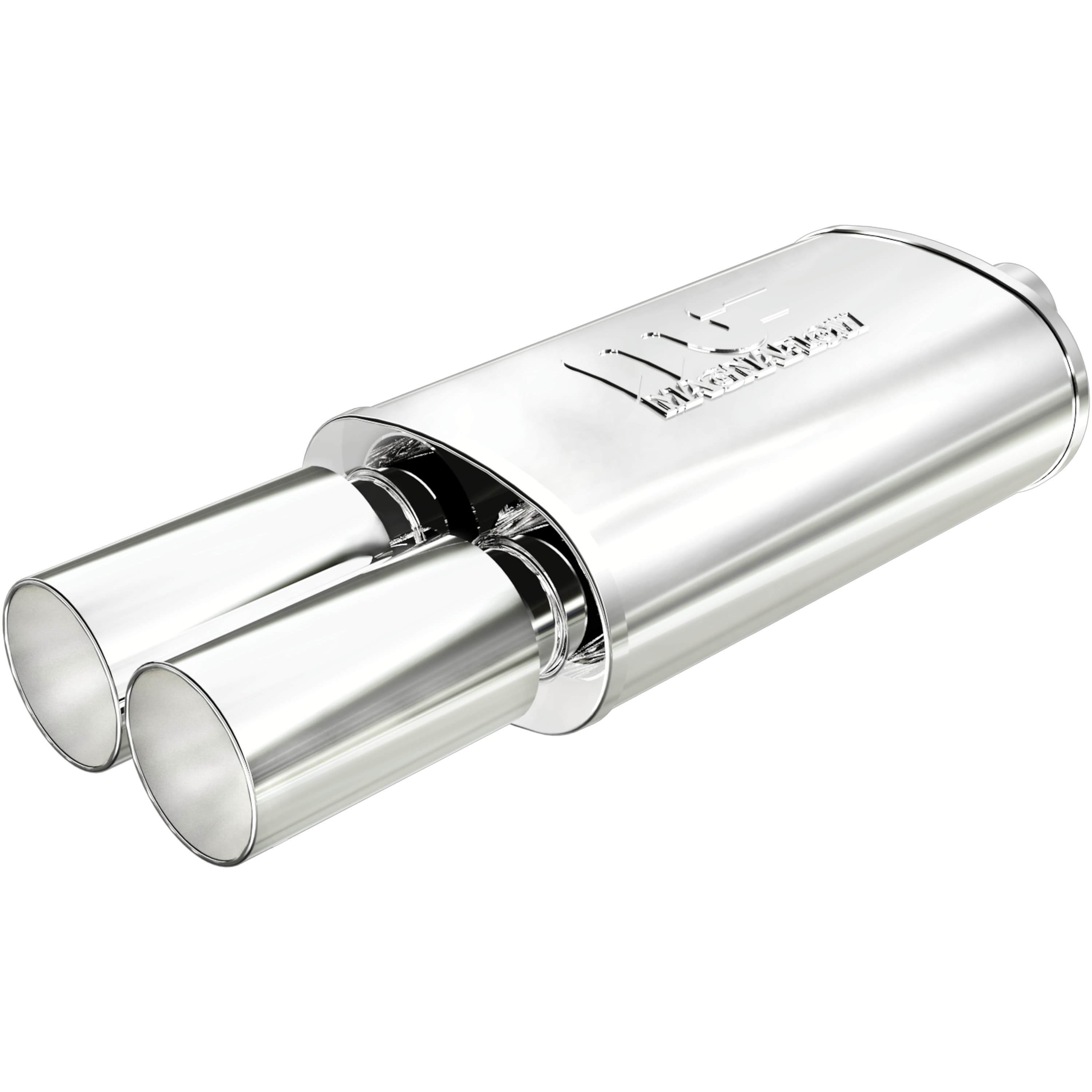 MagnaFlow Exhaust Products MagnaFlow Exhaust Products 14816 Straight-Through Performance Muffler; 2.25/3.5in. Center/Dual; 5x14x8 Body