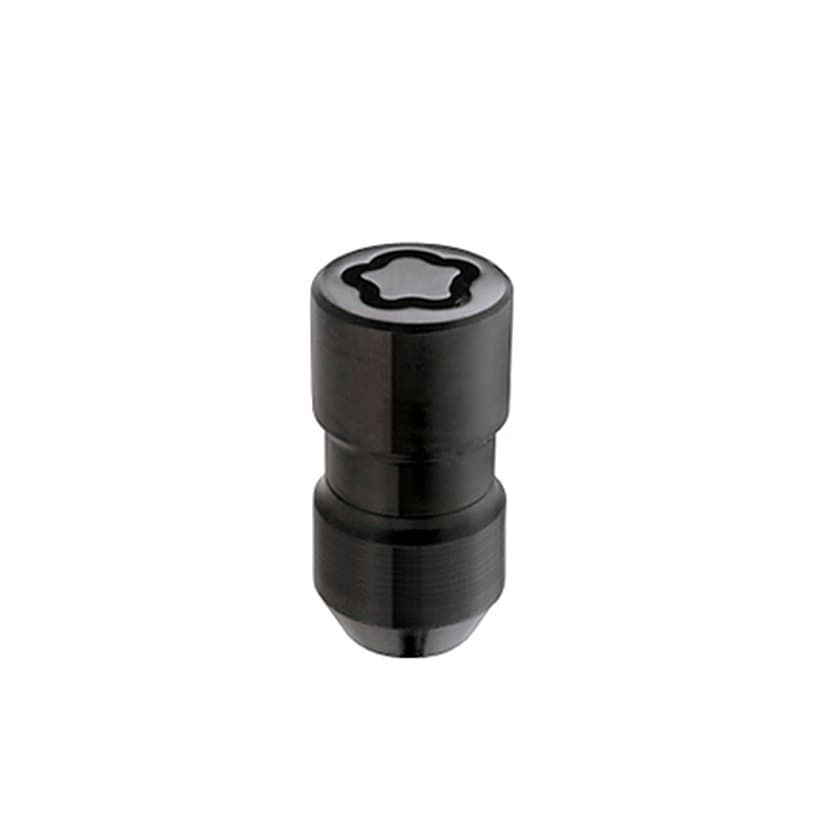 WHEEL LOCK SET M14X1.5 NUT CONE SEAT DUAL 21MM & 22MM HEX 1.639 IN OAL BLACK product image