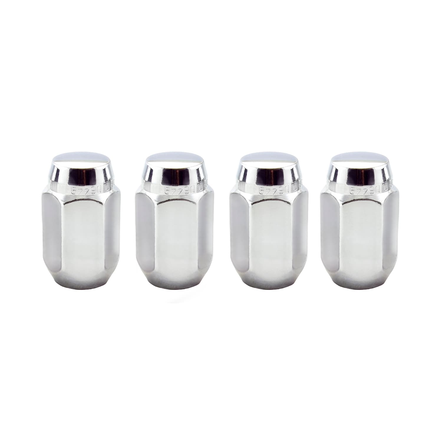 HEX LUG NUT 1/220 CONE SEAT 13/16 HEX 1.5 IN OAL CHROME (4 PK) product image