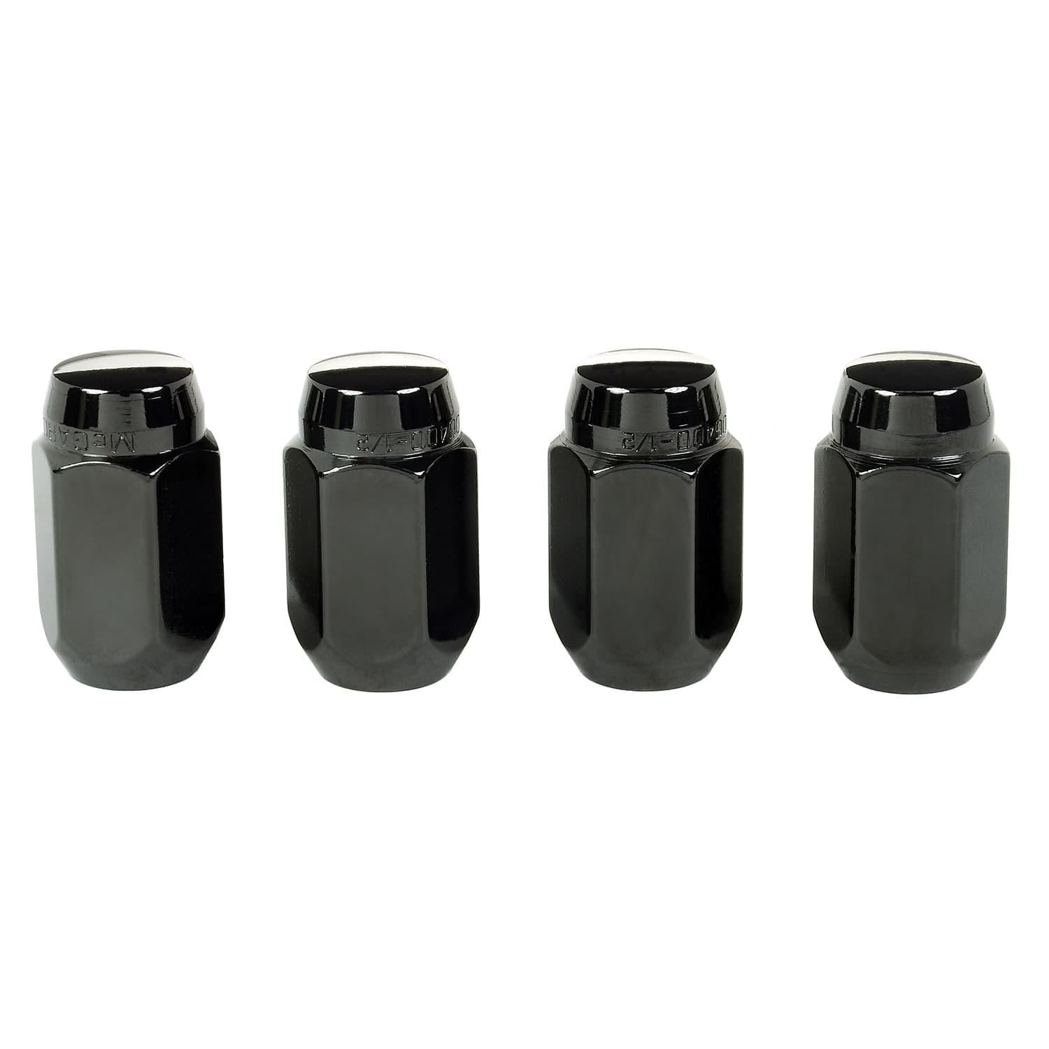 HEX LUG NUT 1/220 CONE SEAT 13/16 HEX 1.5 IN OAL BLACK (4 PK) product image