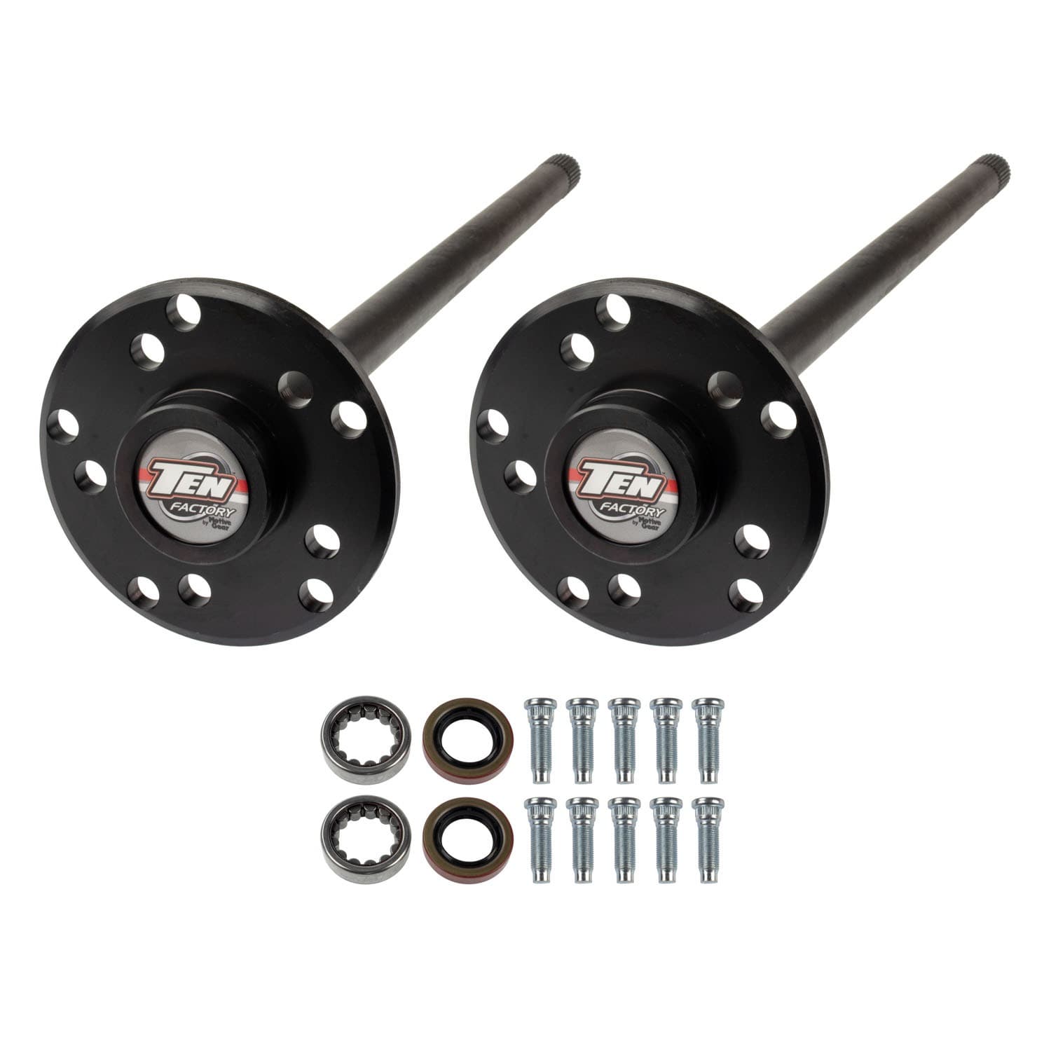 Ten Factory Rear Performance Axle Kit, Dana 35, Pair - 30 spline for aftermarket carrier - TJ product image