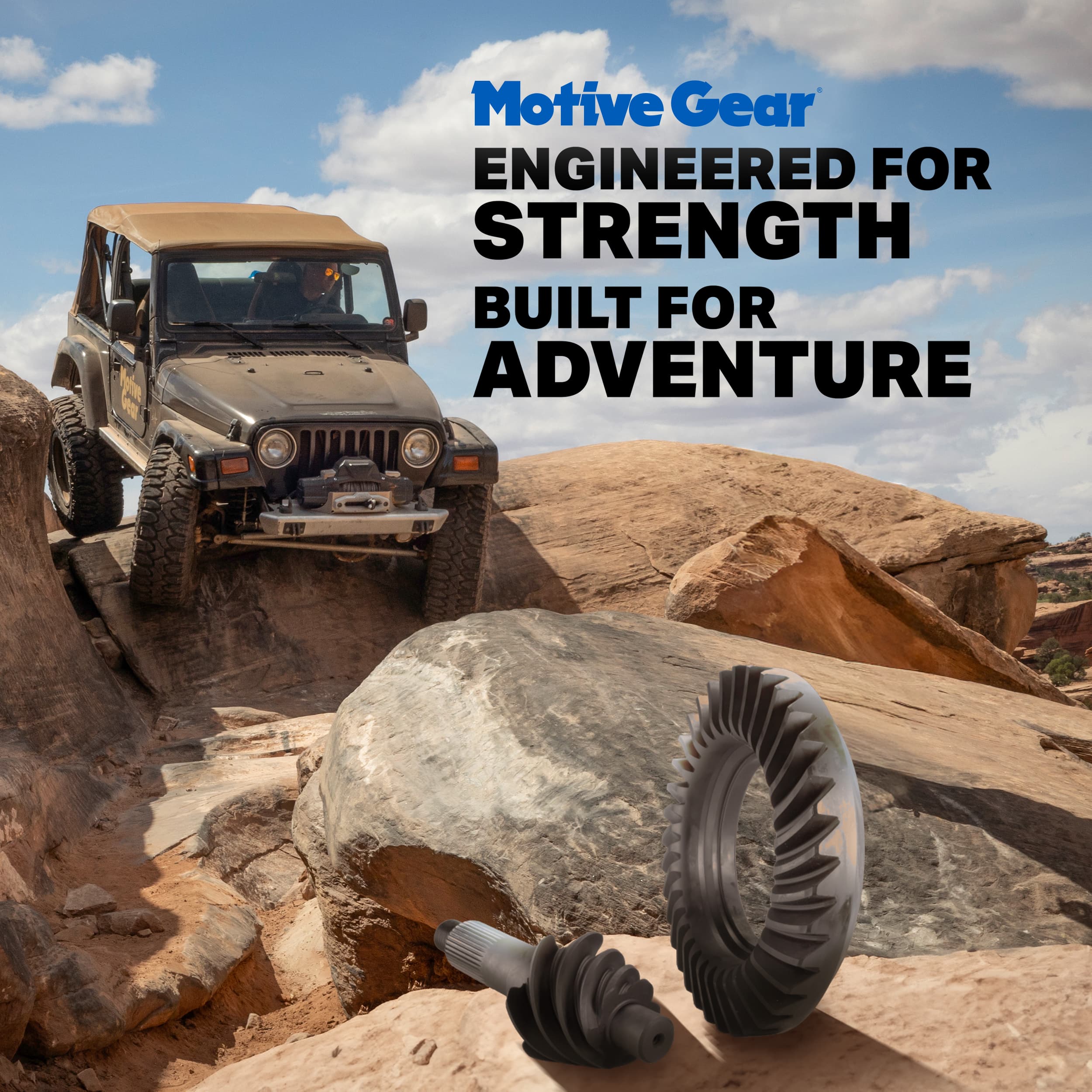 5.38 Ratio Ring and Pinion for a Rear Dana 44 JK Differential product image