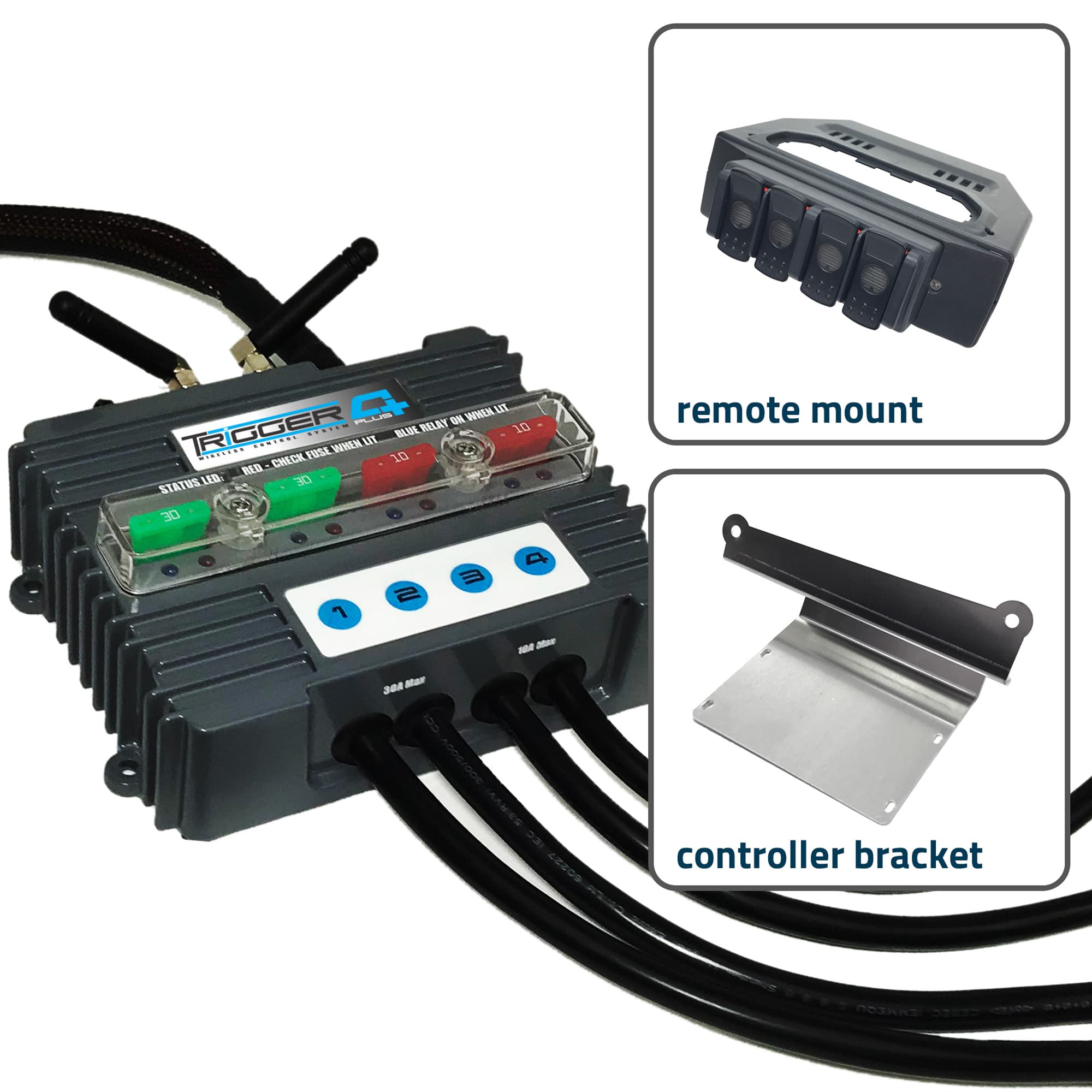Oracle Lighting 2100JL TRIGGER 4 PLUS Wireless Accessory Control System COMBO KIT - Jeep JL and JT