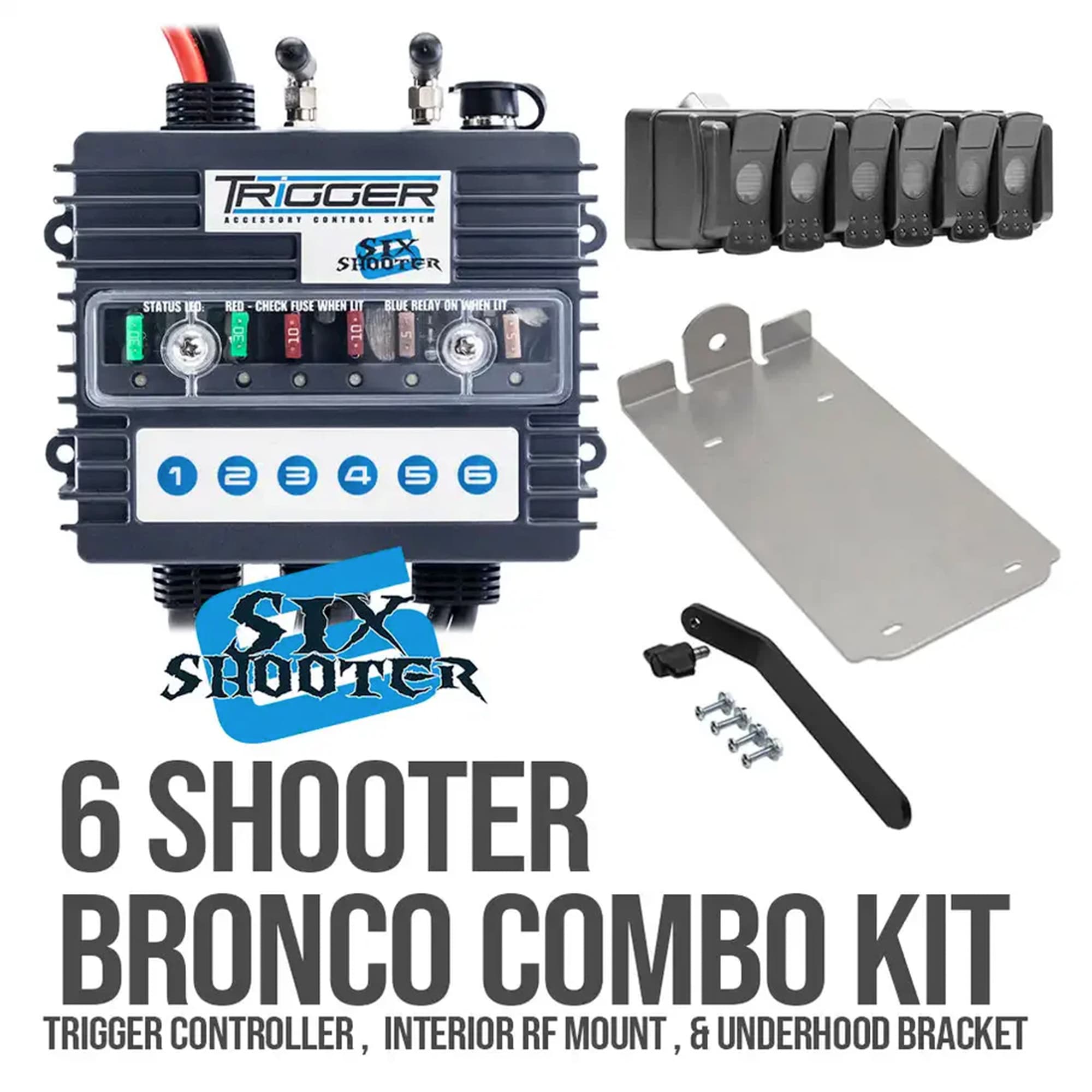 Oracle Lighting 3001BRO TRIGGER 6 SHOOTER Controller Ford Bronco 2021+ Combo Kit