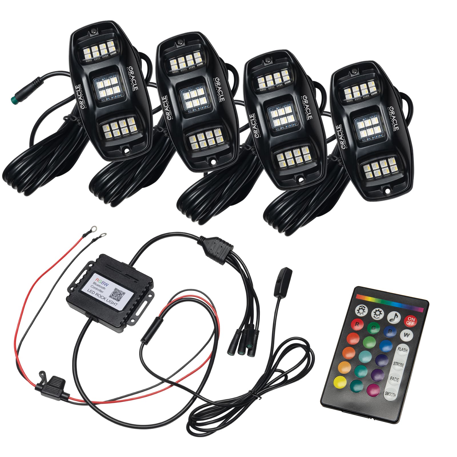 ORACLE Lighting ColorShift RGB With Underbody Wheel Well Rock Light Kit, 4 PCS product image