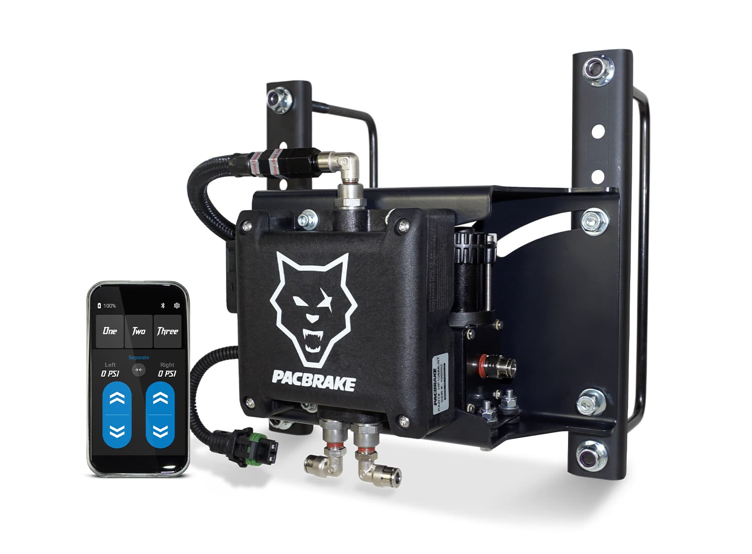 HP30009-NT-QM-R BRAVO Wireless Air Controls (3rd Gen), Quick Mount, w/ Remote, SD Compressor