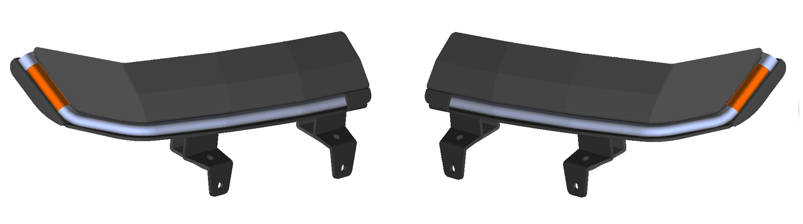 Quake LED Quake LED - QTE992 - Jeep Wrangler JL/Gladiator 9.5 x 4.25 Inch Retro-Fit Slim Chop Kit DRL w/ Sequential Switchback Turn Signal and Side Marker Light for 2018-2020 Jeep Wrangler