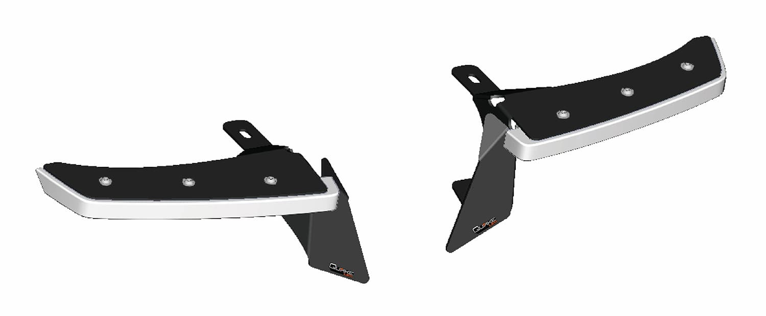 Quake LED - QTE993 - Jeep Wrangler JL/Gladiator 9.5 x 0.75 Inch Slim Chop Kit DRL w/ Sequential Switchback Turn Signal and Side Marker Light for 2018-2020 Jeep Wrangler product image