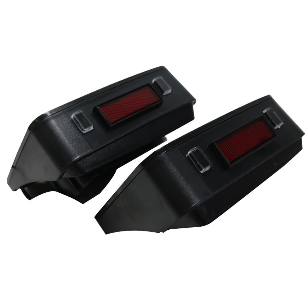Jeep Wrangler 8W/250LM LED Black Tail light Replacements with Smoked Lens and resistor pack (Pair) product image