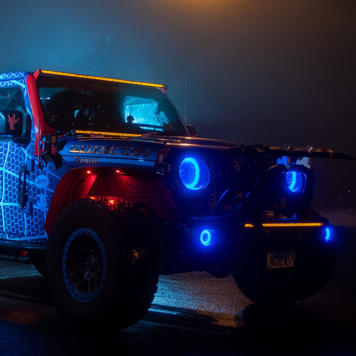 14in 5w LoPro Ultra Slim LED Light Bar with Amber Marker - Running Light Function 60w - Includes Rocker Switch & Harness product image