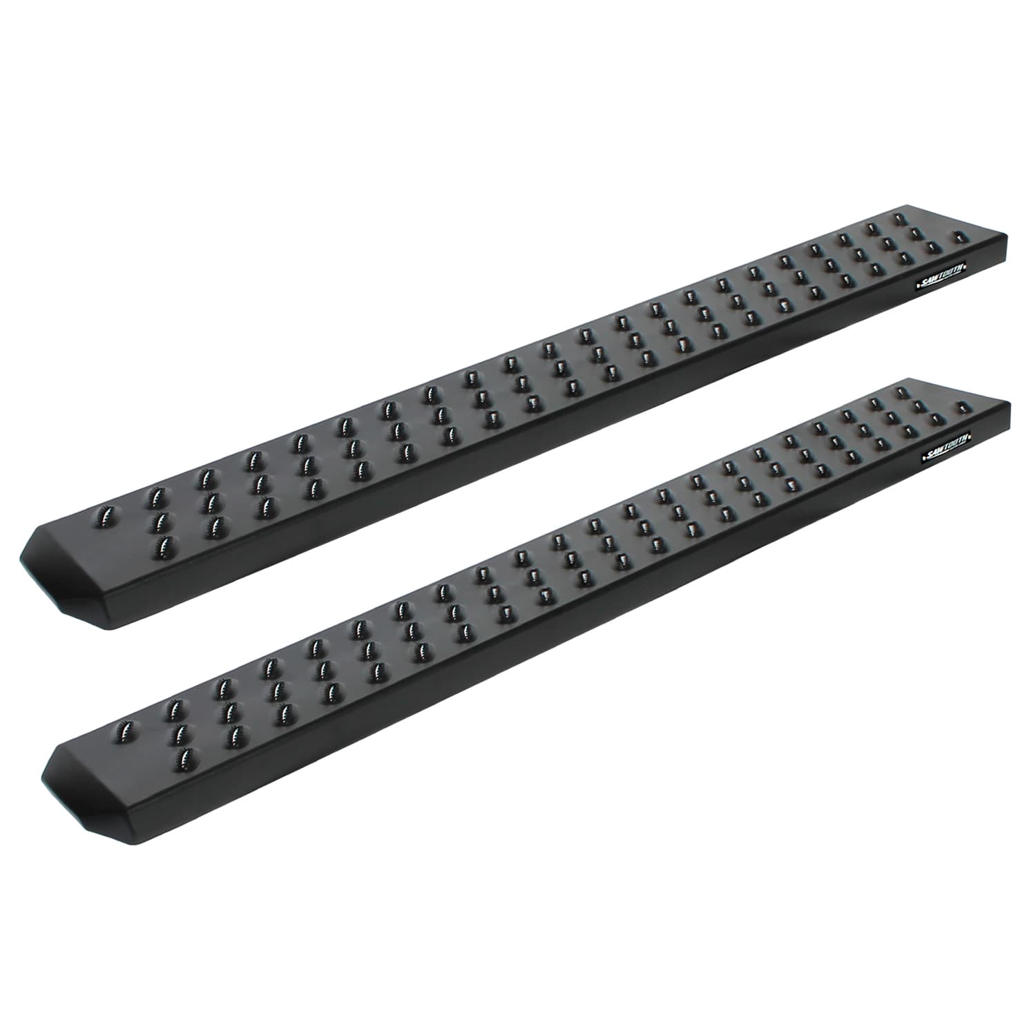 Raptor Series Raptor Series 2101-0016BT Raptor Series Sawtooth Running Boards Black Textured Aluminum Part# 2101-0016BT