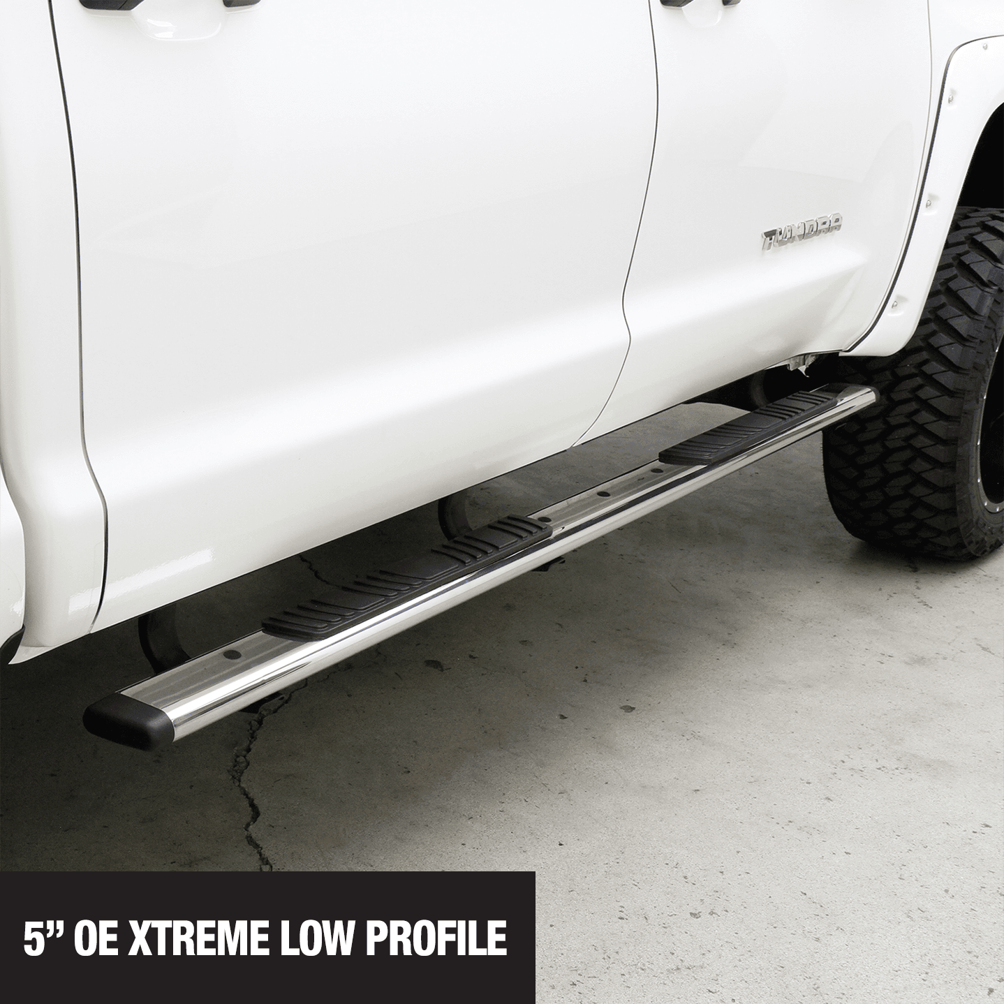 Go Rhino Go Rhino 650087PS - 5 OE Xtreme Low Profile SideSteps - Boards Only - Polished Stainless Steel