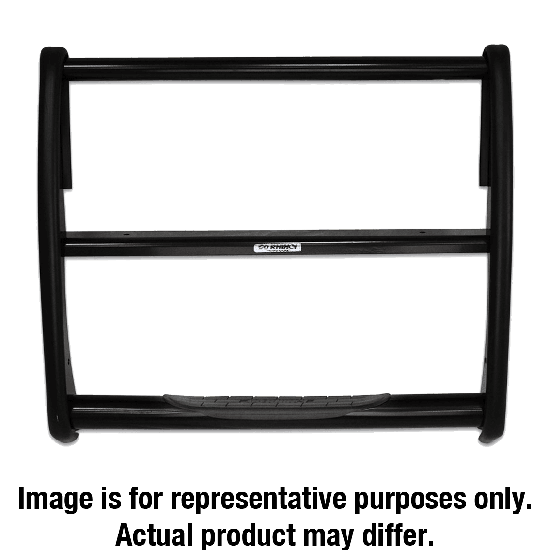 Go Rhino Go Rhino 3160B - 3000 Series StepGuard - Center Grille Guard Only - Black Powder Coat