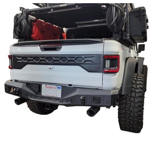 Go Rhino Go Rhino 373120T - Rockline Rear Full Width Bumper - Textured Black