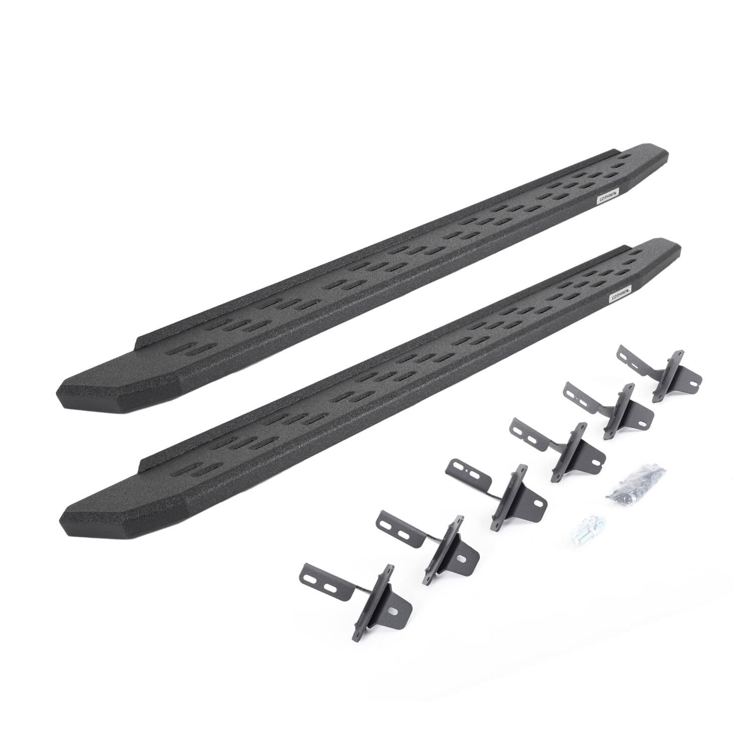 Go Rhino Go Rhino 69612973T - RB30 Running Boards with Mounting Bracket Kit - Protective Bedliner Coating