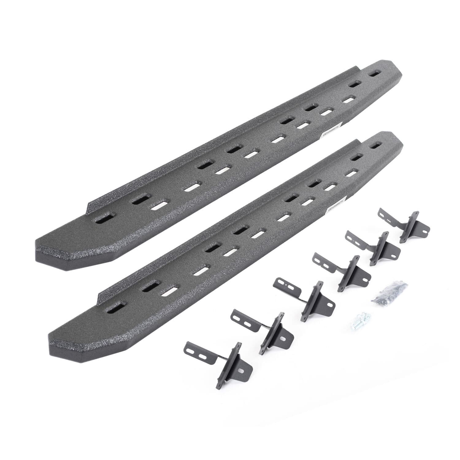 Go Rhino Go Rhino 69613157SPC - RB30 Slim Line Running Boards with Mounting Bracket Kit - Textured Black