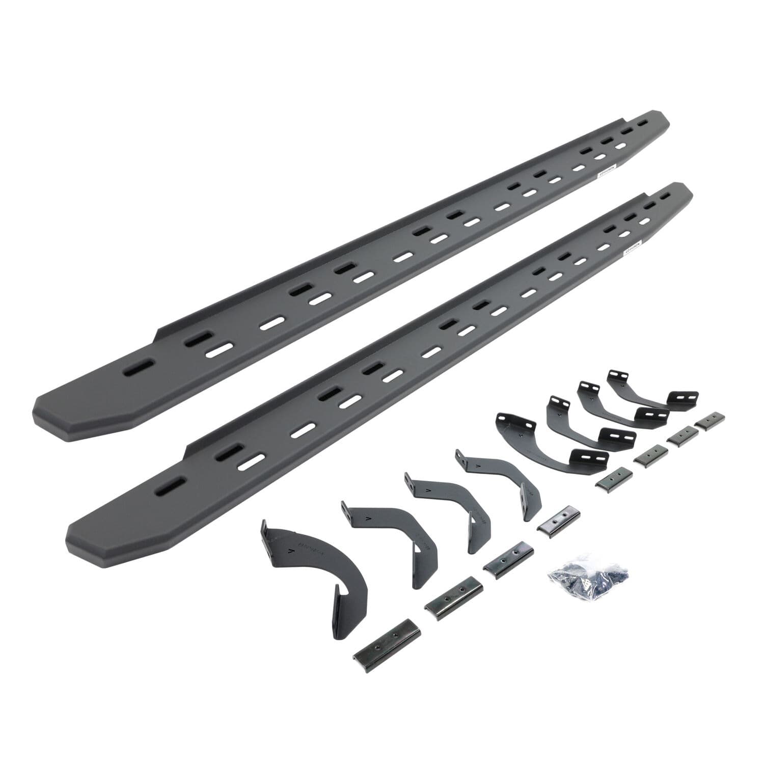 Go Rhino Go Rhino 69643580SPC - RB30 Slim Line Running Boards with Mounting Bracket Kit - Textured Black