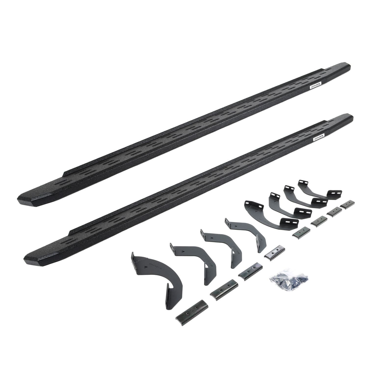 Go Rhino Go Rhino 69643687T - RB30 Running Boards with Mounting Bracket Kit - Protective Bedliner Coating