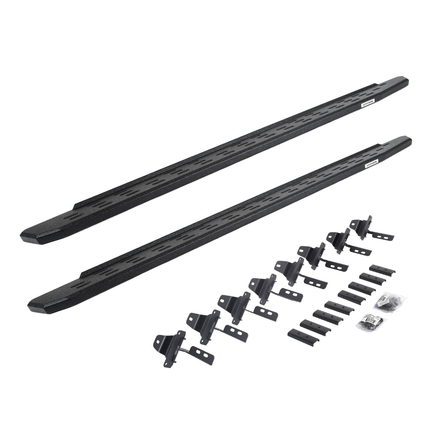 Go Rhino Go Rhino 69651687T - RB30 Running Boards with Mounting Bracket Kit - Protective Bedliner Coating