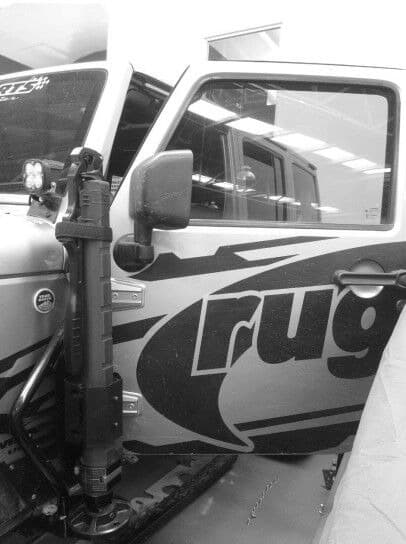 Go Rhino 701007T - El Gato EG1 Exterior Jack Mount - Textured Black product image