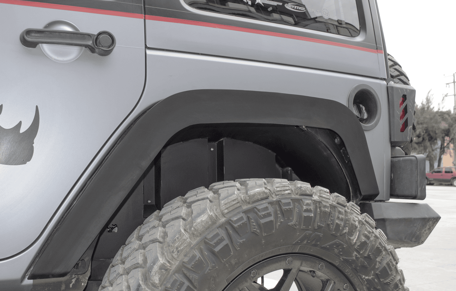 Go Rhino 07C WRANGLER JK/WRANGLER UNLIMITED JK TEXTURED BLACK FENDER